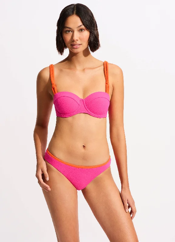 Vent Aqua Sports Bra for Air -Bustier Bra - Fuchsia Rose