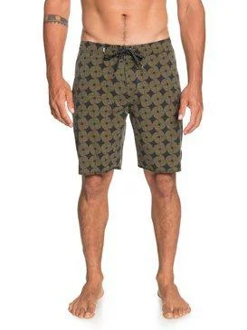 Rose Urban Sports Short for Pilates -Quiksilver Highline Threads & Fins 19" Boardshorts