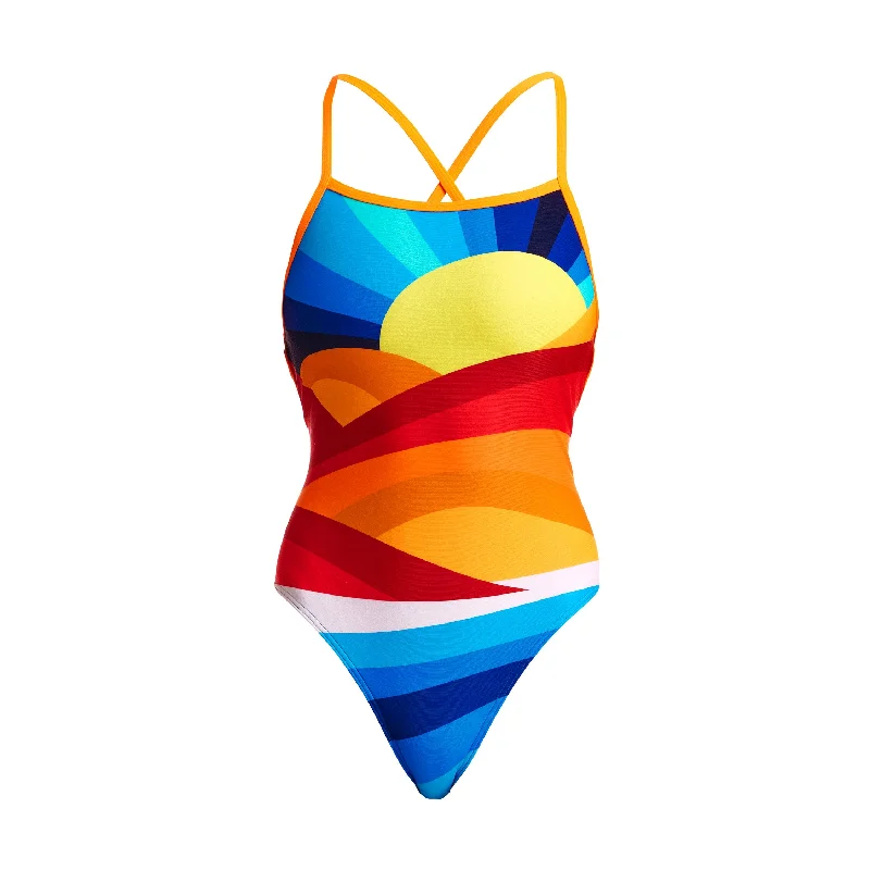 Chic-flow swimwear -Lost Landing | Ladies Strapped In One Piece