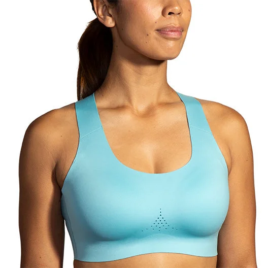 Forest Tough Sports Bra for Dance -WOMEN'S DARE CROSSBACK BRA 2.0 - 452 AQUA