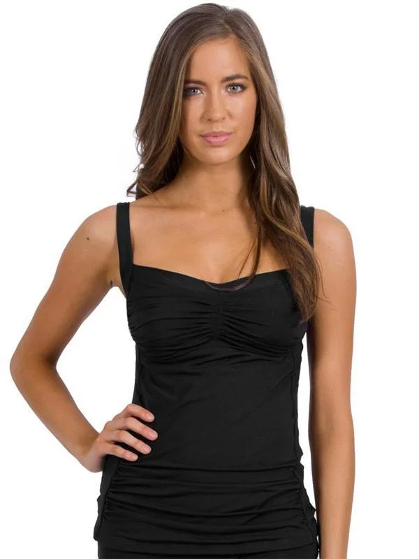 Amber Aqua Sports Tank Top for Versatility -J4698DD/E Illuminate DD/E Cup Separate Tankini Top - Jets