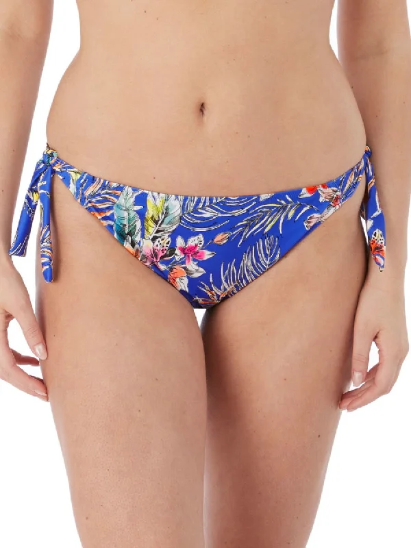 Sun-chic swimwear -Burano Tie Side Bikini Brief - Pacific