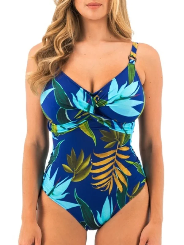 Blue core swimwear -Pichola Twist Front Swimsuit - Tropical Blue