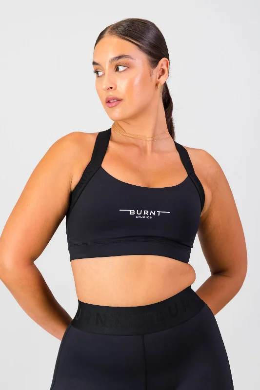 Amber Bounce Sports Bra for Versatility -Midnight Sports Bra