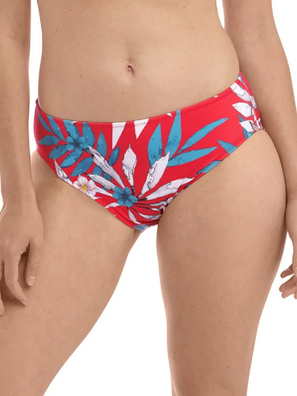 Trip-core swimwear -Santos Beach Bikini Brief - Pomegranate