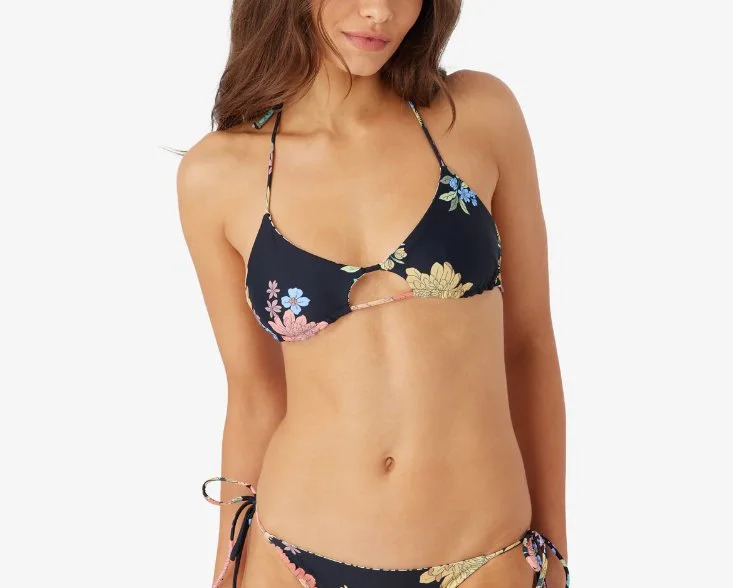 Short-chic swimwear -O'NEILL DREA REVERSIBLE ANIMAL REVO TRIANGLE TOP