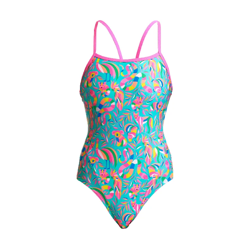 Long-core swimwear -Bush Babies | Ladies Single Strap One Piece