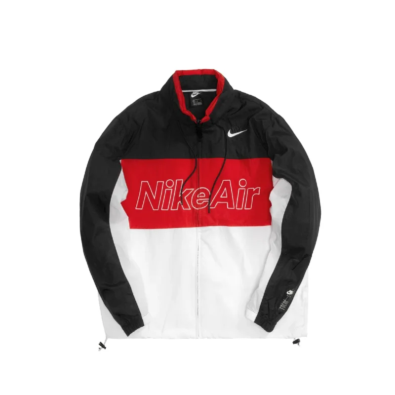 Team-run sports jacket -Nike NSW Hooded Woven Jacket Black/University Red-White  CJ4856-011 Men's