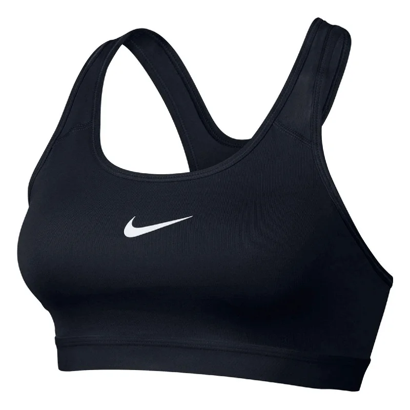 Rose Lift Sports Bra for Layering -Nike Women's Pro Classic Padded Sports Bra Black/White