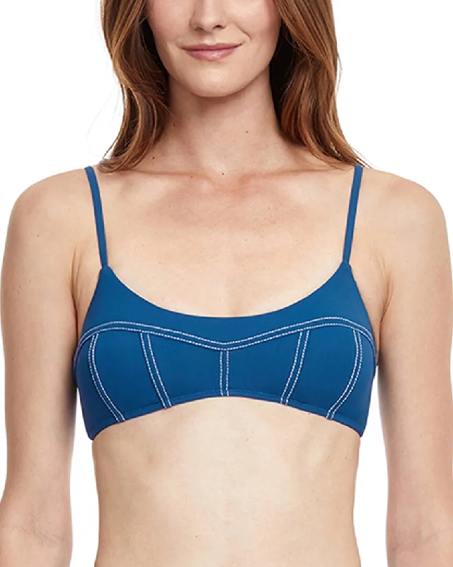 Cobalt Firm Sports Bra for Strength -Gottex Splendid Bikini Bra