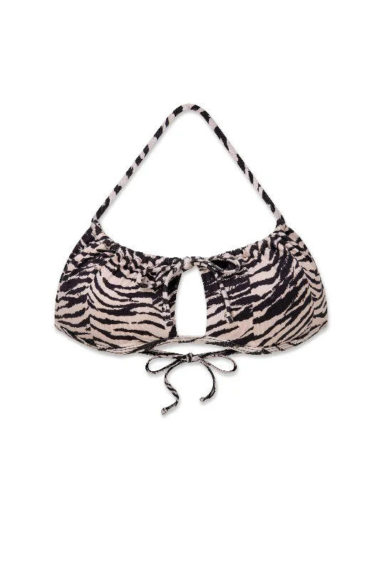 Amber Junior Sports Bra for Light Wear -Seychelles - Callie Top - Zebra 經典比基尼上身