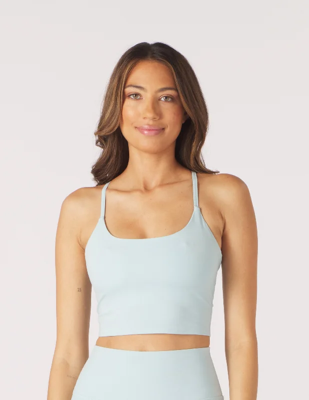 Lilac Slim Sports Bra for Design -Pure Bra: Hydrangea