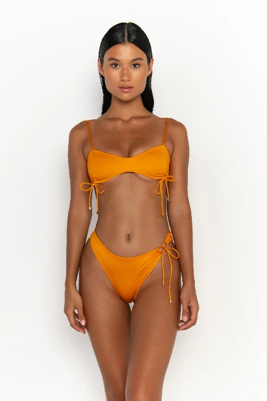 Amber Lock-In Sports Bra for Crossfit -BEA Turmeric - Bralette Bikini Top