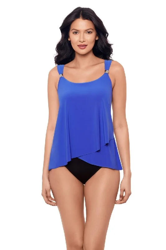 Tough Amber Sports Tank Top for Intensity -MIRACLESUIT RAZZLE DAZZLE UNDERWIRE TANKINI TOP