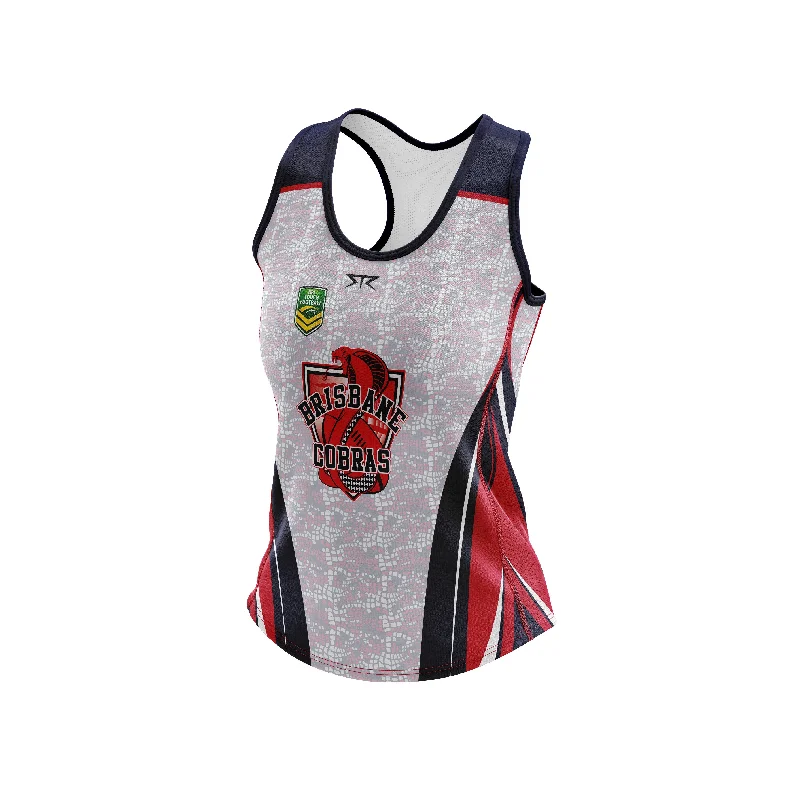 Forest Strong Sports Bra for Versatility -Brisbane Cobras Women's Training Singlet