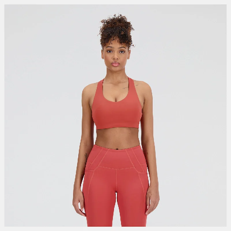 Lime Chill Sports Bra for Minimal -New Balance Fuel Bra