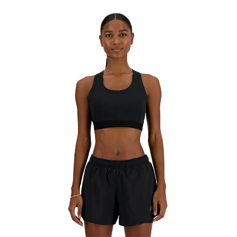 Cobalt All-Day Sports Bra for Durability -New Balance Sleek Medium Support Pocket Sports Bra