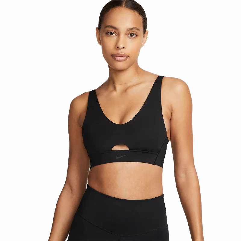 Satin Finish Sports Bra for Minimalism -Nike Indy Plunge Cutout Bra