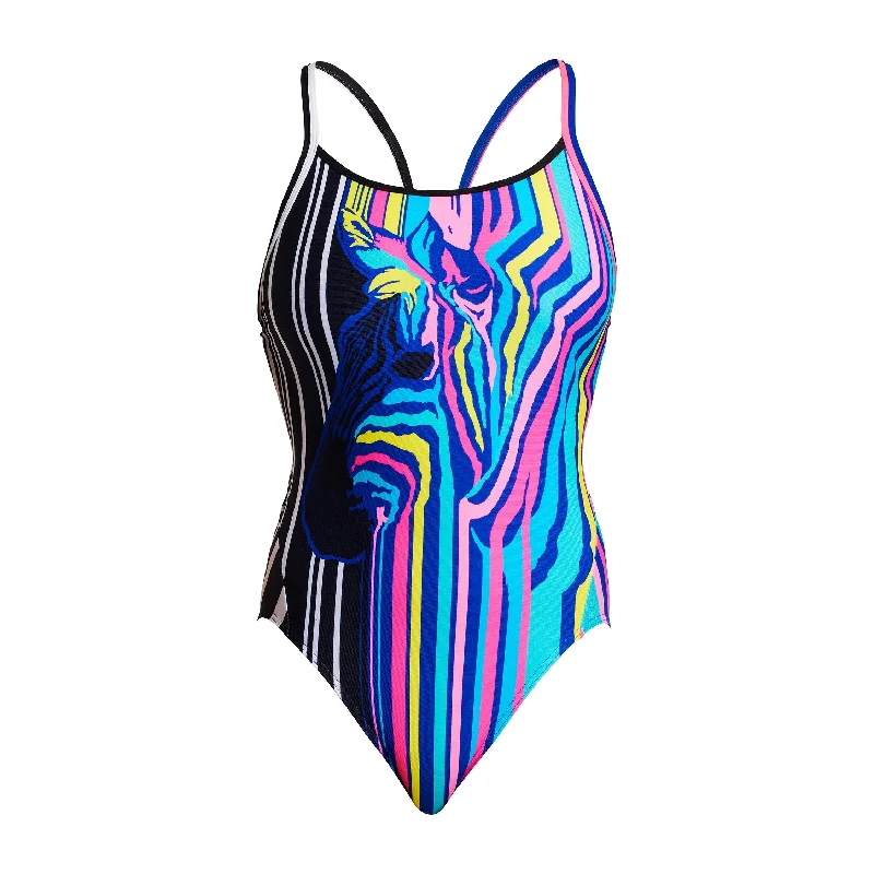 Ocean-core swimwear -Zorse Code | Ladies Diamond Back One Piece