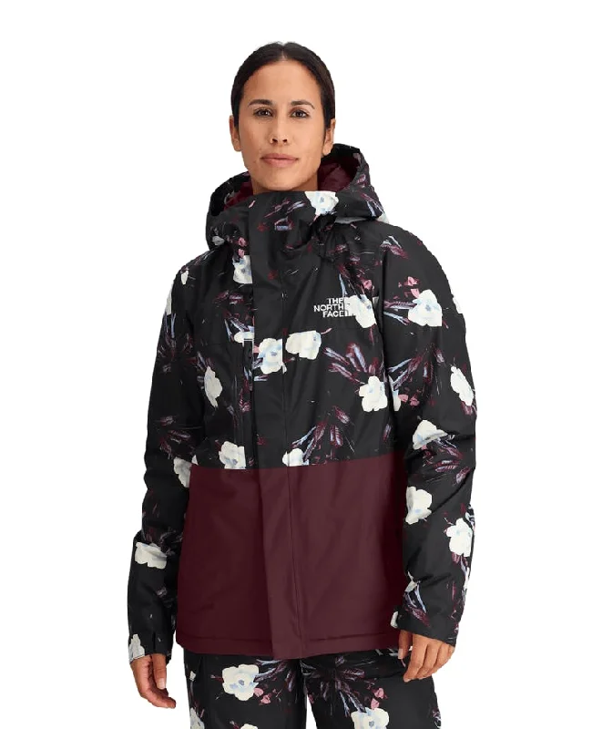 Grey run sports jacket -Women's Freedom Insulated Jacket - TNF Black Winter Flowers Print/Alpine Plum