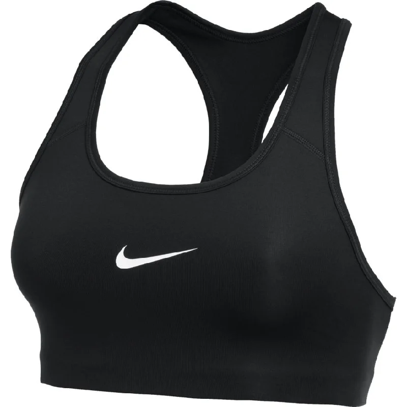 Rose Slip-On Sports Bra for Layering -Swoosh Bra 2.0 [Black]