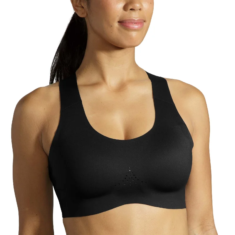 Rose Pulse Sports Bra for Dryness -Brooks | Women's Dare Crossback Run Bra 2.0