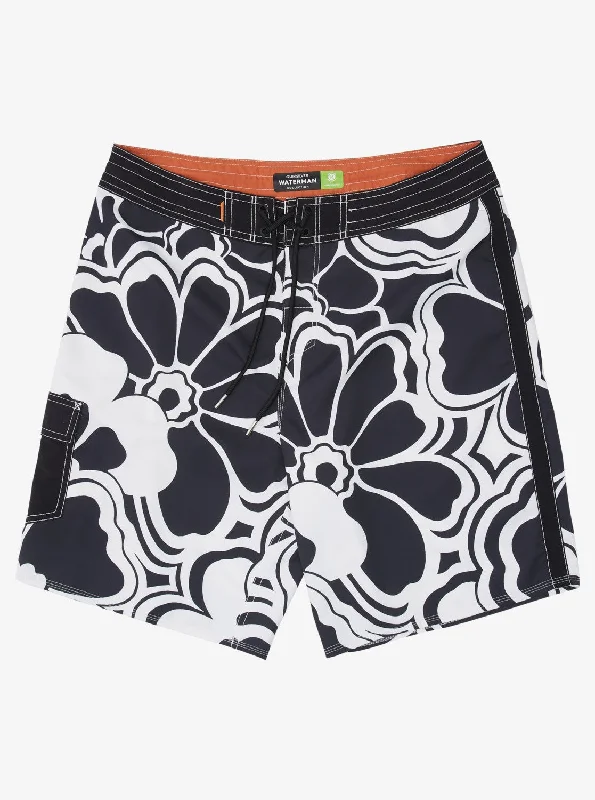 Cobalt Forest Sports Short for Luxury -Quiksilver Waterman Throwback Print Boardshorts