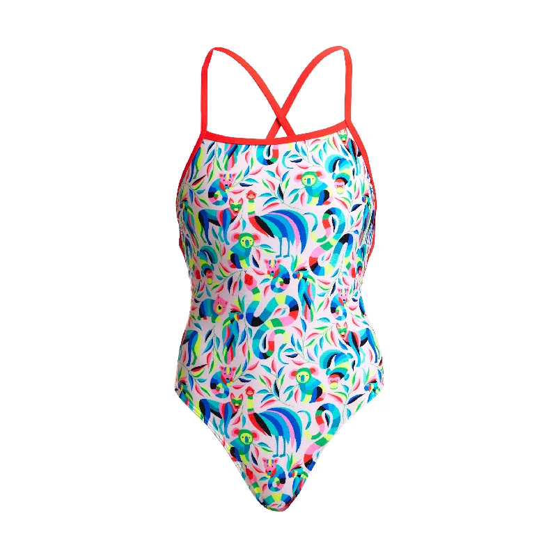 Tri-fit swimwear -Winter Woolies | Ladies Strapped In One Piece