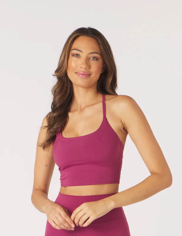 Lilac Smooth Sports Bra for Light -Pure Bra: Rouge