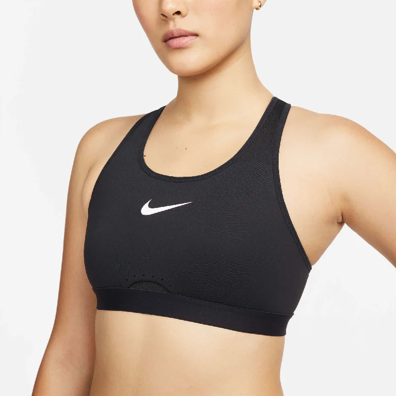 Sapphire Stretch Sports Bra for Cardio -Nike | Women's Dri-FIT Swoosh High-Support Non-Padded Adjustable Sports Bra