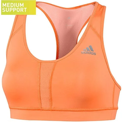 Burgundy Feather Sports Bra for Athletes -adidas Techfit Molded Sport Bra