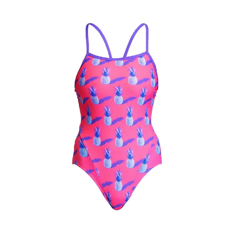 Dry-chic swimwear -Pine Time | Ladies Single Strap One Piece