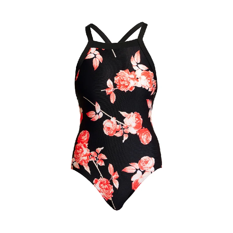 V-fit swimwear -Rose Garden | Ladies Sky Hi One Piece