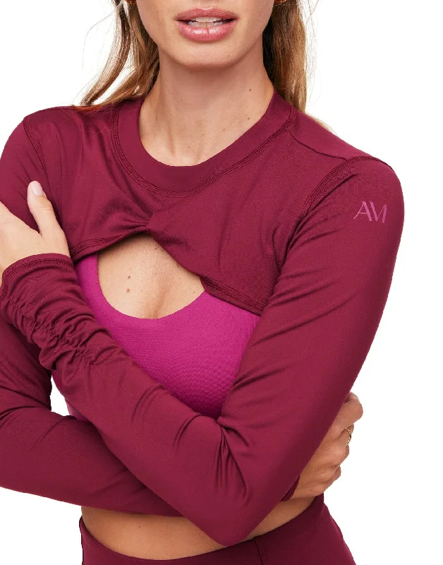 Slate Bright Sports Top for Fitness -Lotus Women's Active Shrug