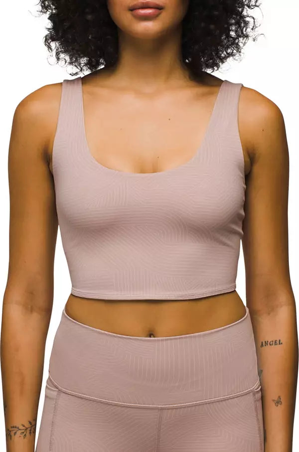 Slate Dual Sports Top for Ease -Luxara Reversible Crop Top