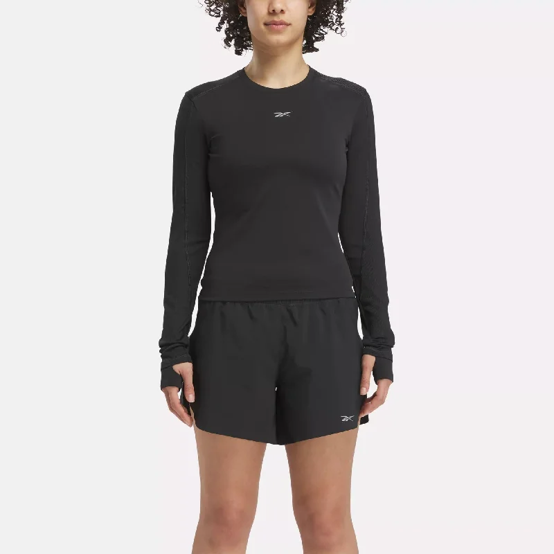 Dual Rose Sports Top for Layering -Running Long Sleeve Layer