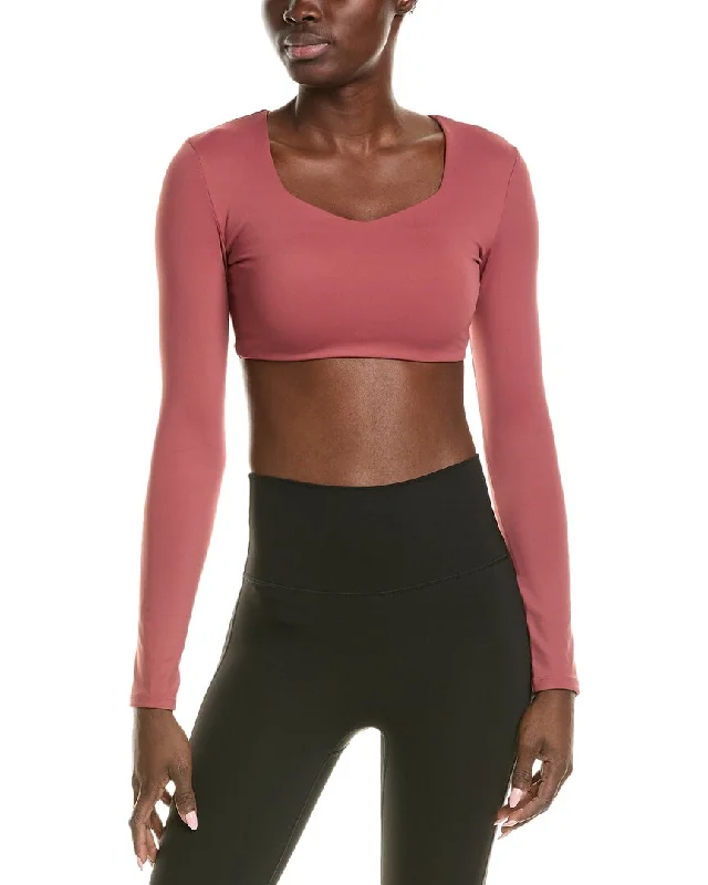 Lilac Warm Sports Top for Zumba -SERENETTE Top