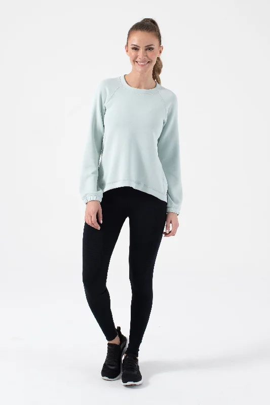 Amber Aqua Sports Top for Light Wear -Sleek Sweat