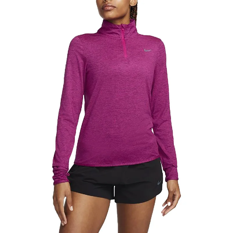 Slate Dual Sports Top for Ease -Womens UPF 40+ Running 1/2 Zip Top